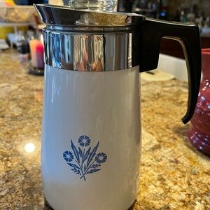 Vintage Corningware coffee pot